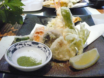 サクサクの天ぷらを御馳走になってしまいました！